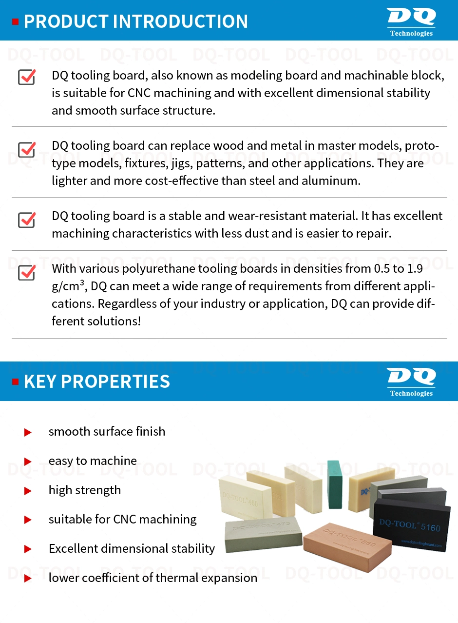 Milling Mold Polyurethane High Density Board Castings Foundry Main Model