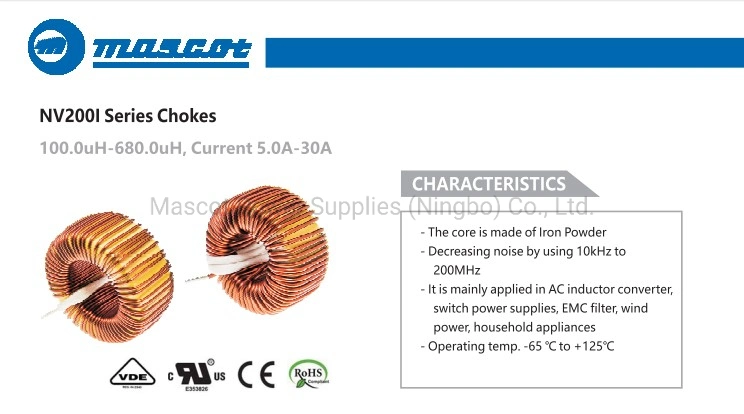 High Power Inductors Choke Coils for Power Supplies Solar Converter Inverter