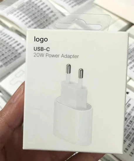 Factory Price EU 20W Charger Adapter Us UK for iPhone Pd Charger Fast Charging for Apple 20W USB-C Power Adapter Quick Charger Au in Kr with Original Logo Box